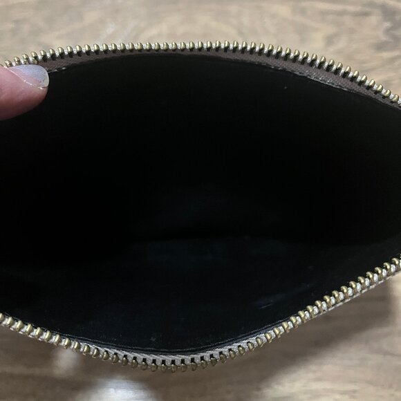 Zadig & Voltaire Black & Multicolor Butterfly Leather Pouch - Picture 3 of 4